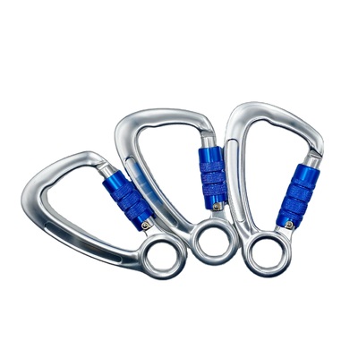Goede prijs. Automatisch vergrendelende klimuitrusting Twist Lock 23kN Aluminium karabijnhaak met captive eye online