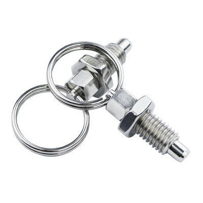 Goede prijs. Niet-vergrendelend type van roestvrij staal Stubby Hand-Retractable Index Plunger Spring Plunger met trekring online