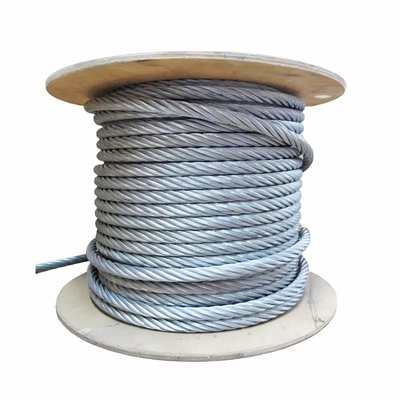 Goede prijs. 8xK36WS+IWRC 38mm 40mm Hoogsterkte gegalvaniseerd staaldraad touw Staaldraadtouw voor zware machines online
