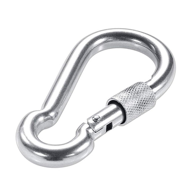 Goede prijs. 304 roestvrij staal karabiner DIN5299 Spring Snap Hook met oog en schroef online