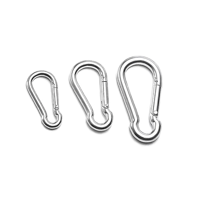 Goede prijs. Fabriek direct Groothandel Carabiner Hook Hardware 304 316 Springs Roestvrij staal Klimknop Snap Hooks online