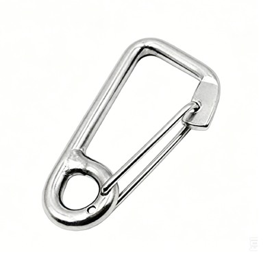 Goede prijs. T316 Stainless Steel Spring Snap Hook Marine Grade Safety Carabiner, Heavy Duty Boat Hook met oog voor scheepsjacht zeilen online