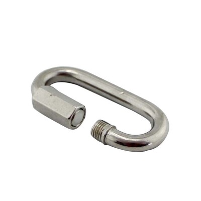 Goede prijs. M6 M8 M10 roestvrij staal 304 Quick Link Marine Oval Thread Carabiner Chain Connector Link online