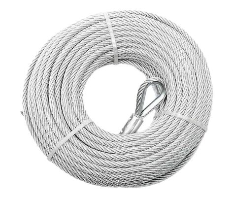 Aanpasbare lengte roestvrijstalen draad touw ss304 ss316 Vliegtuigkabel 7x7 Inoxkabel 1/16